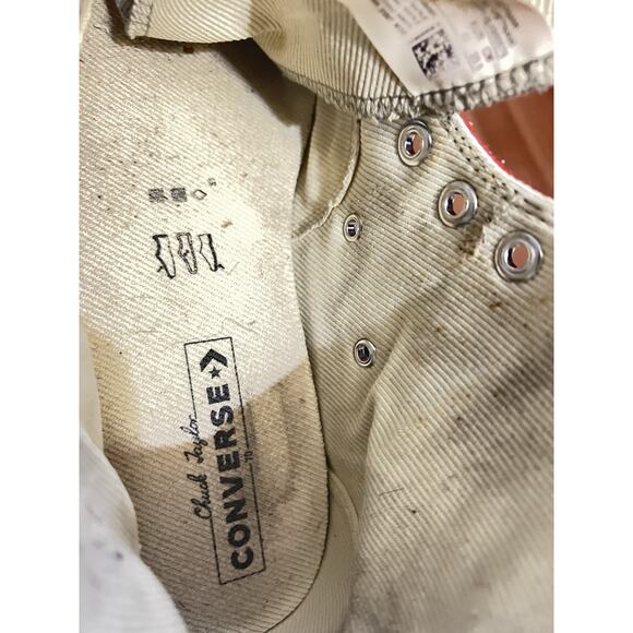 Converse Chuck 70 High Thermo Felt Storm Front Yellow Mens Size 7 Womens Size 9 - Picture 7 of 8